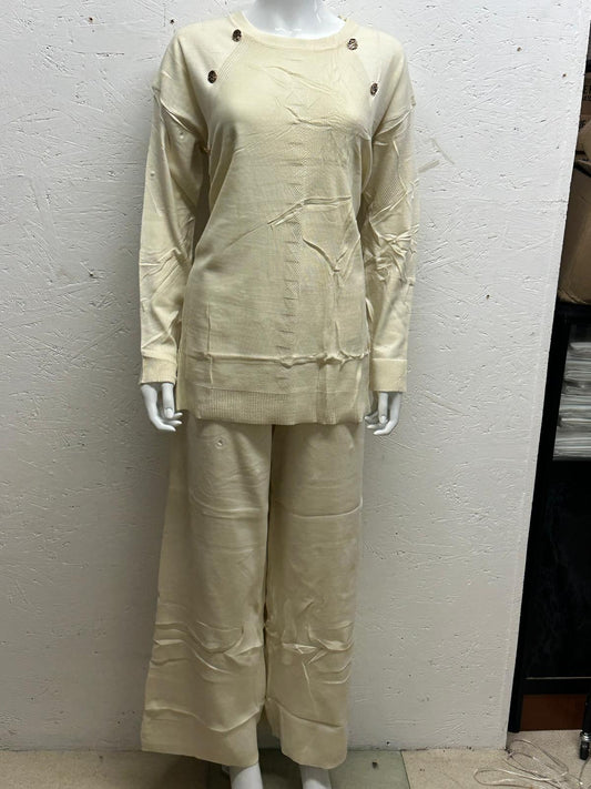 One Size Casual Wear Matching Winter Co-Ord Set