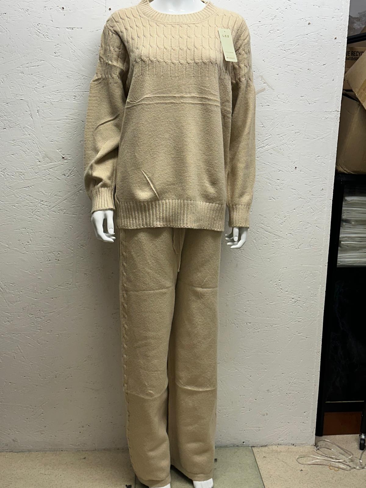 One Size Casual Wear Matching Winter Co-Ord Set